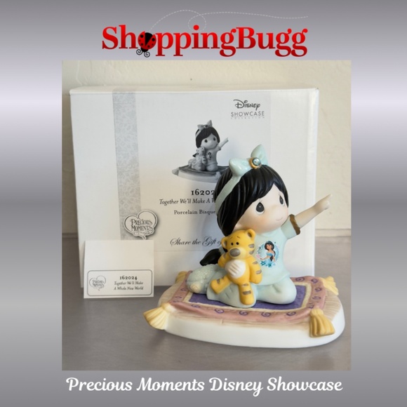 Precious Moments Disney Jasmine Together We'll Make A Whole New World 162024 - Picture 1 of 14